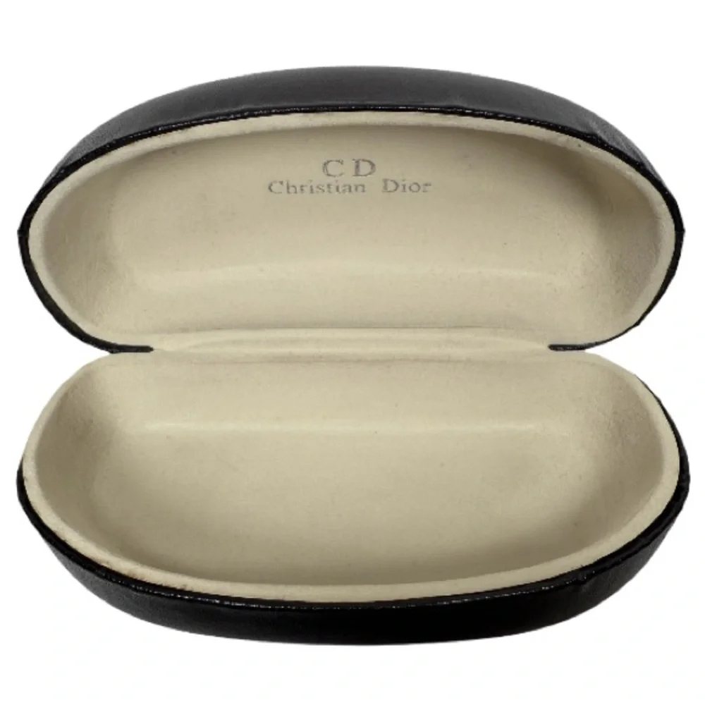 CHRISTIAN DIOR | Hard Clamshell Sunglasses Case Lux Beach Vacation Resort Travel